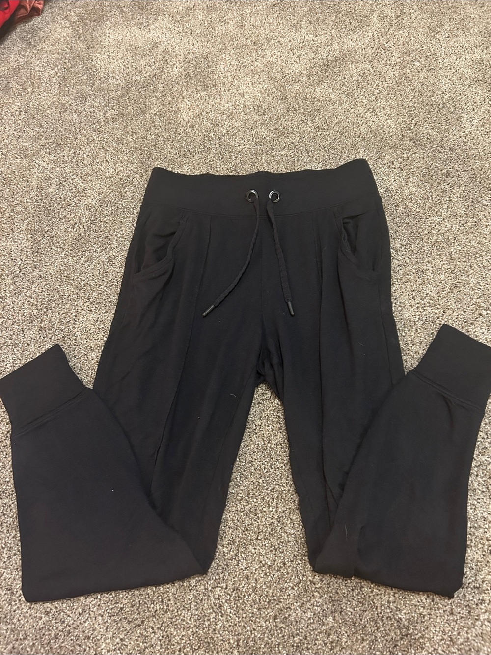 Athleta Black Drawstring Jogger Pants